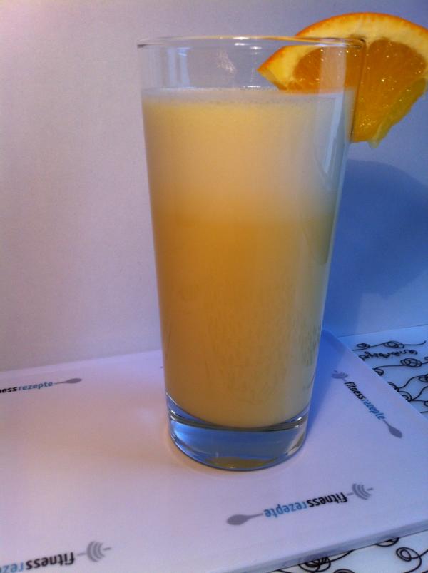 Vanille Orangen Proteinshake