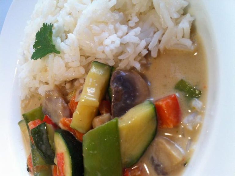 Fitness Thai Curry vegetarisch