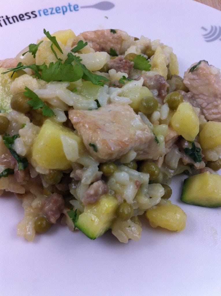 süßliche indische Fitnessrezept mit Hähnchenbrust
