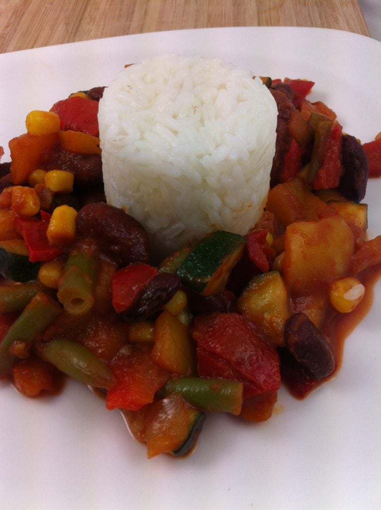 vegetarische Mexican Pfanne
