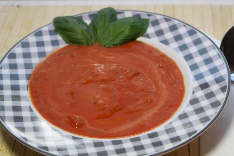 Die low fat Tomatensuppe