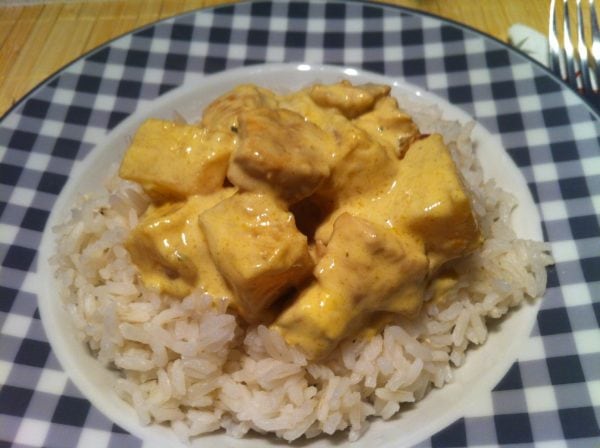 low fat Hawai Mix mit Frischkäsesauce Der low fat Hawai Mix mit Frischkäsesauce