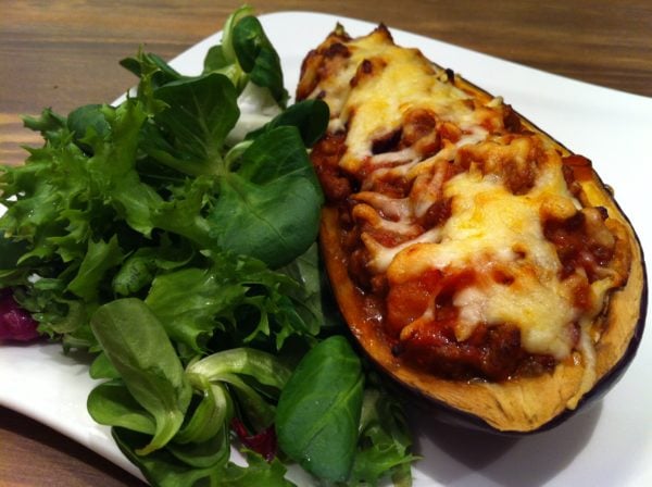 Die überbackene Aubergine mit der leckeren ...