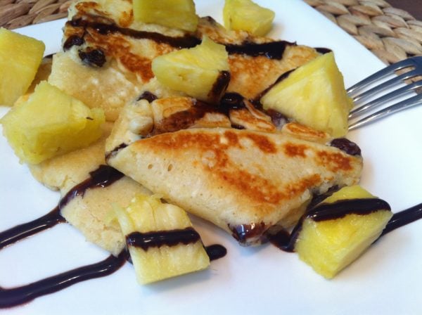 high-protein-pancake-mit-ananas Der high-protein-pancake-mit-ananas
