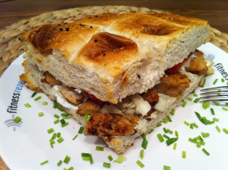 Die gesunde Pita mit selbst gemachten Hähnchen Gyros