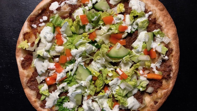 Türkische Pizza Salat Rezept Zubereitung