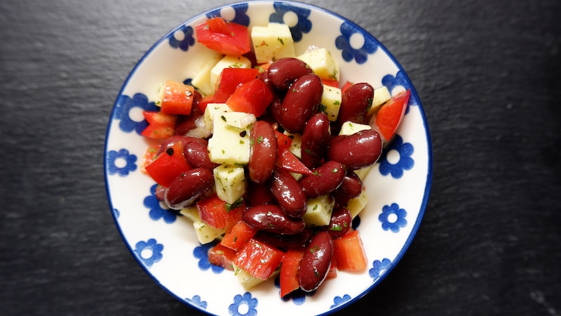 Proteinreicher-Kidneybohnen_salat